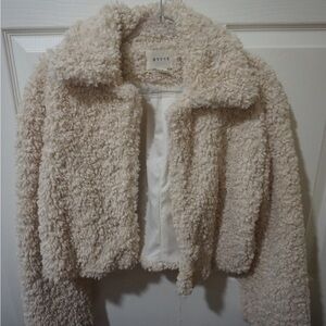 HYFVE Soft Beige Teddy Jacket